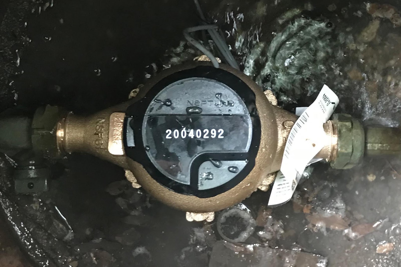 New water meters are being installed