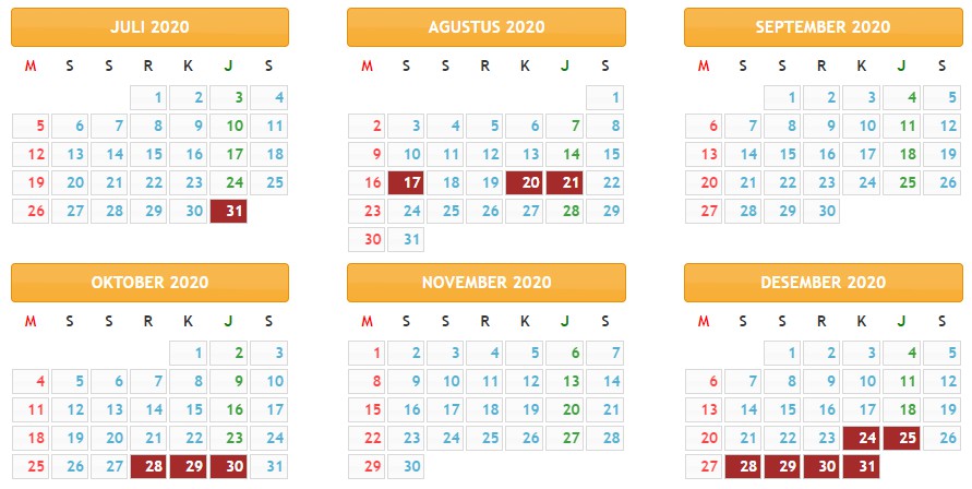 Kalender Pendidikan Sd Smp Sma Dan Smk Tahun Pelajaran 2020 2021 Seluruh Provinsi Dapodik Co Id