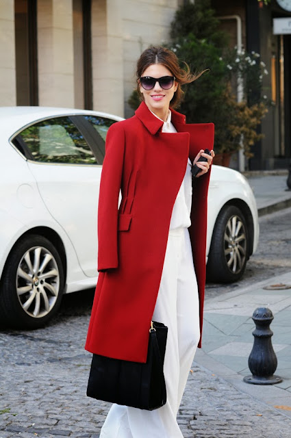 Red Glamour Cool Chic Style Fashion
