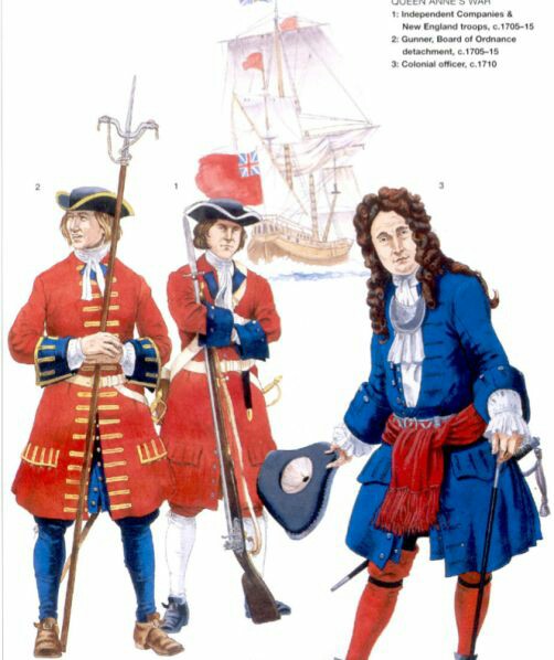 Flintlock and tomahawk Queen Anne's war