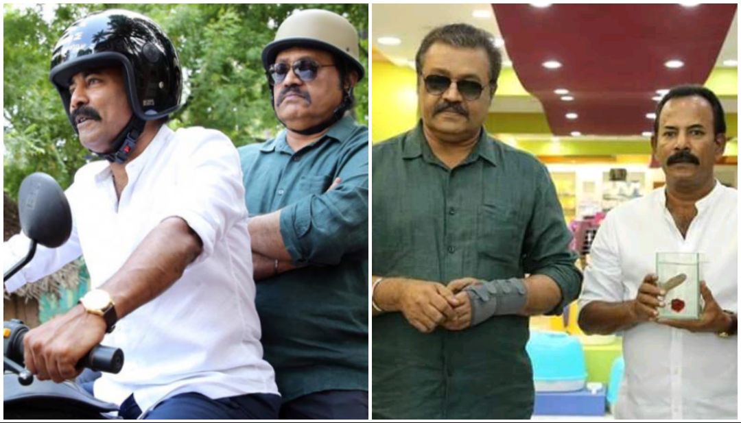 AFTER 4 YEARS TO BIG SCREEN; SURESH GOPI JOINS THE SETS OF DQ FILM