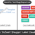 Customize Default Label Cloud Gadget in Blogger