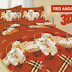 BEDCOVER BONITA RED ANGGORA 180 MURAH