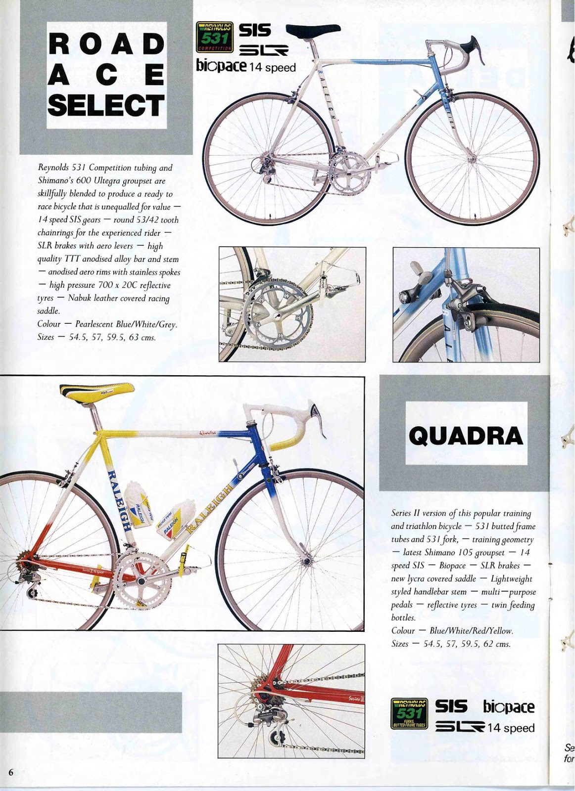 CATALOGUES RALEIGH RALEIGH 1989