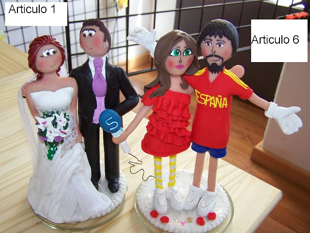 Figuras personalizadas para tu tarta de Bodas YoToY y Laura Guarnieri