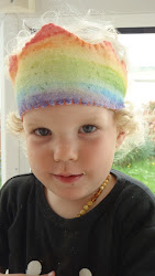 rainbow felt crown tutorial