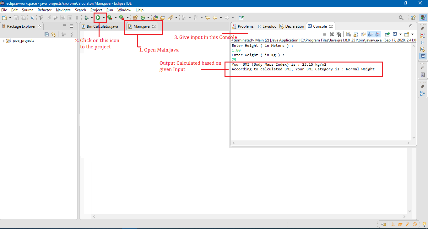Post 5 Build BMI Calculator using Java