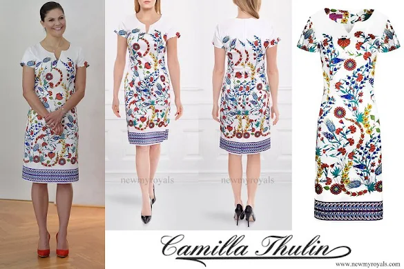 Crown Princess Victoria wore CAMILLA THULIN Angela Tulpan Dress