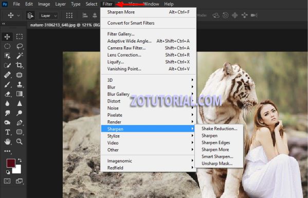 Cara Mempertajam Foto Yang Buram Dengan Photoshop by zotutorial.com