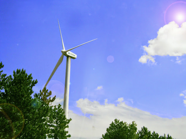 parque eólico, molinillo, energía limpia, ecología