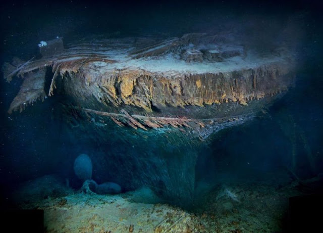 Fotografías del pecio del Titanic tras su descubrimiento en 1985