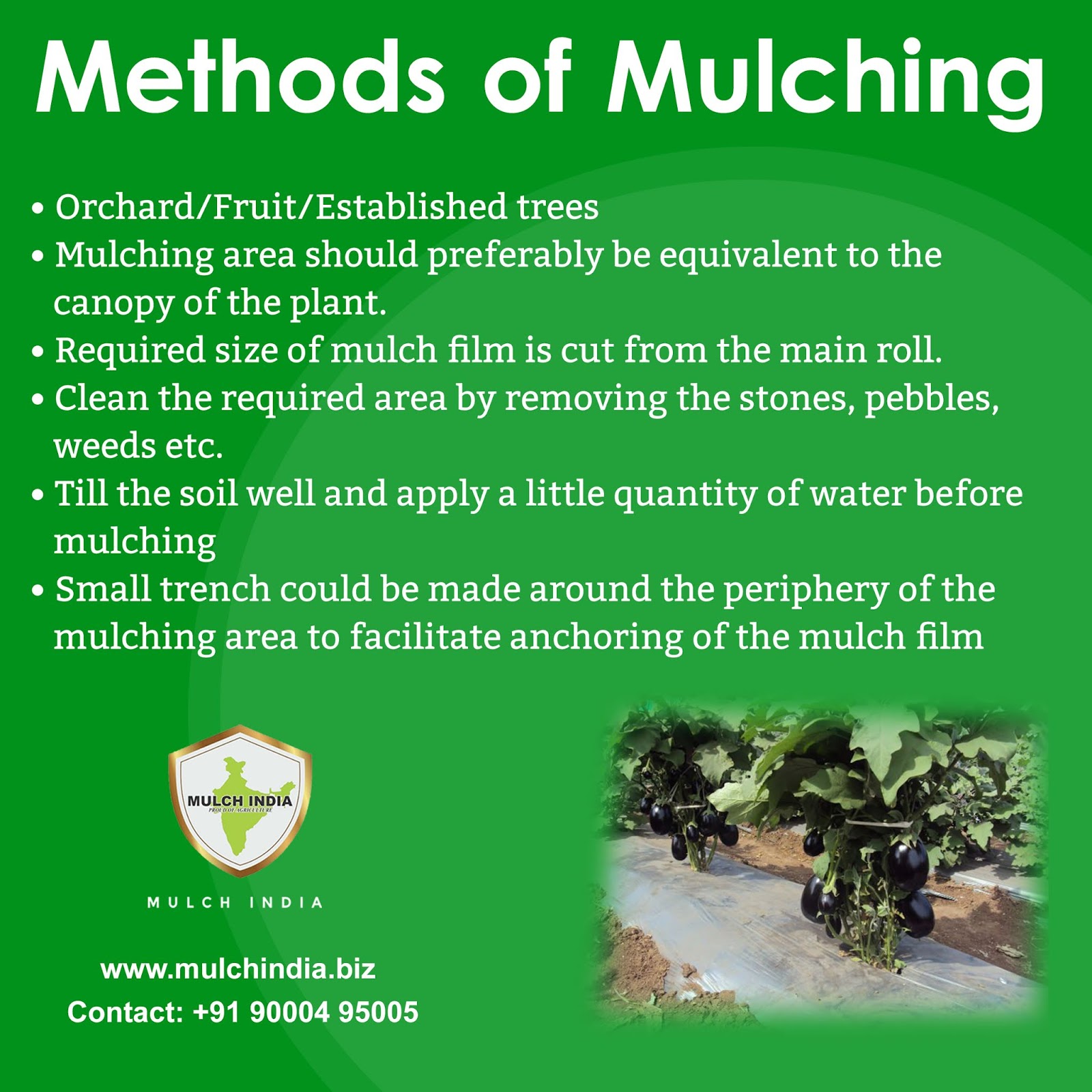 MulchIndia Methods of mulching Mulch India Call Us +91 9000495005