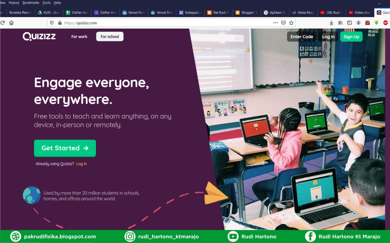 Penilaian Interaktif di Kelas Maya Si Cadiak Pandai Menggunakan Quizizz