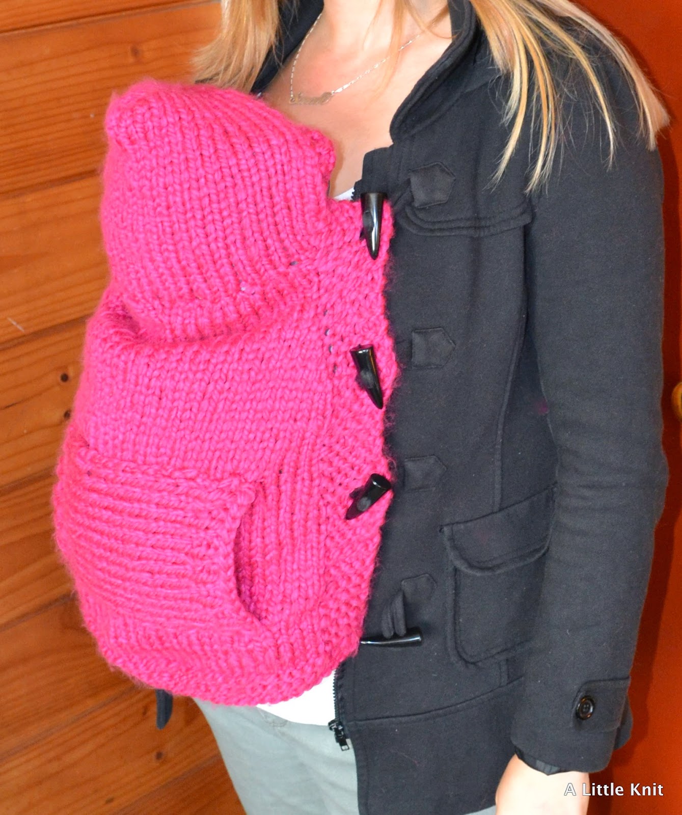 Coat Extender for Baby Carrier A Little Knit
