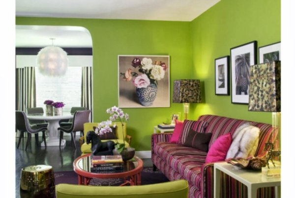 paredes en verde