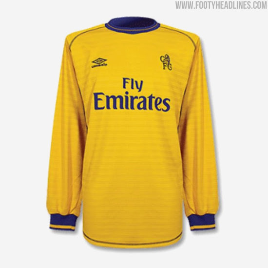 Comeback For 21-22: Chelsea's Yellow Kit History - Footy Headlines