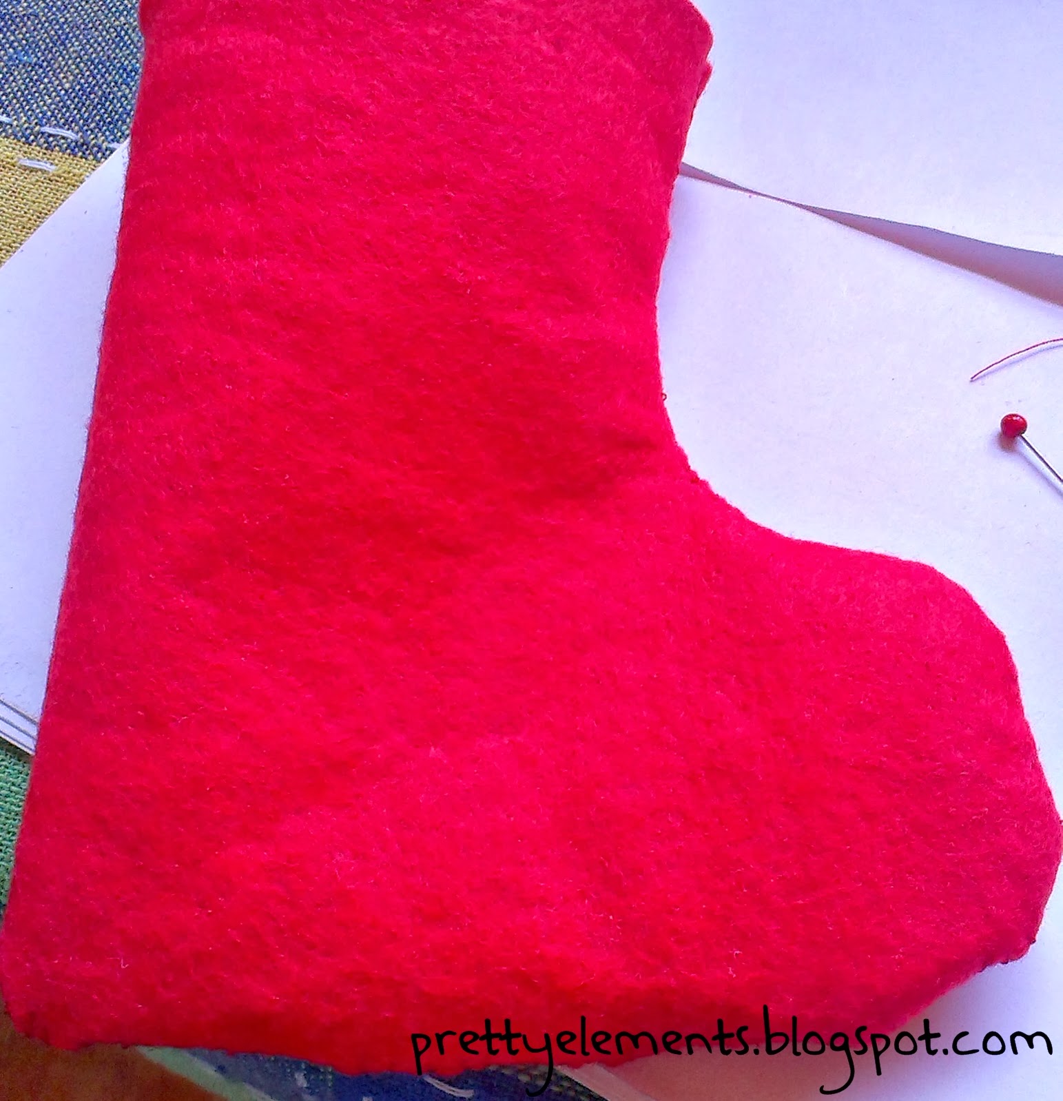 Felt christmas socks