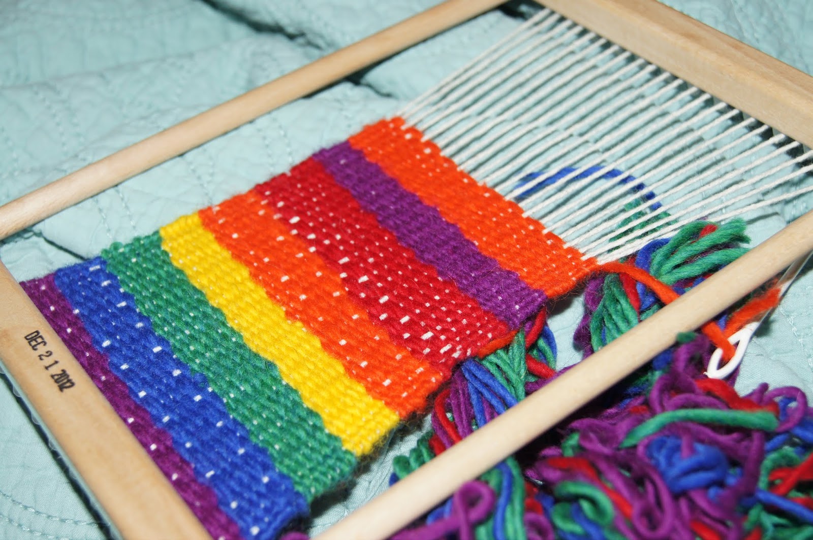 Weaving For Kids, Montessori Practical Life At Home Peg Loom Weaving