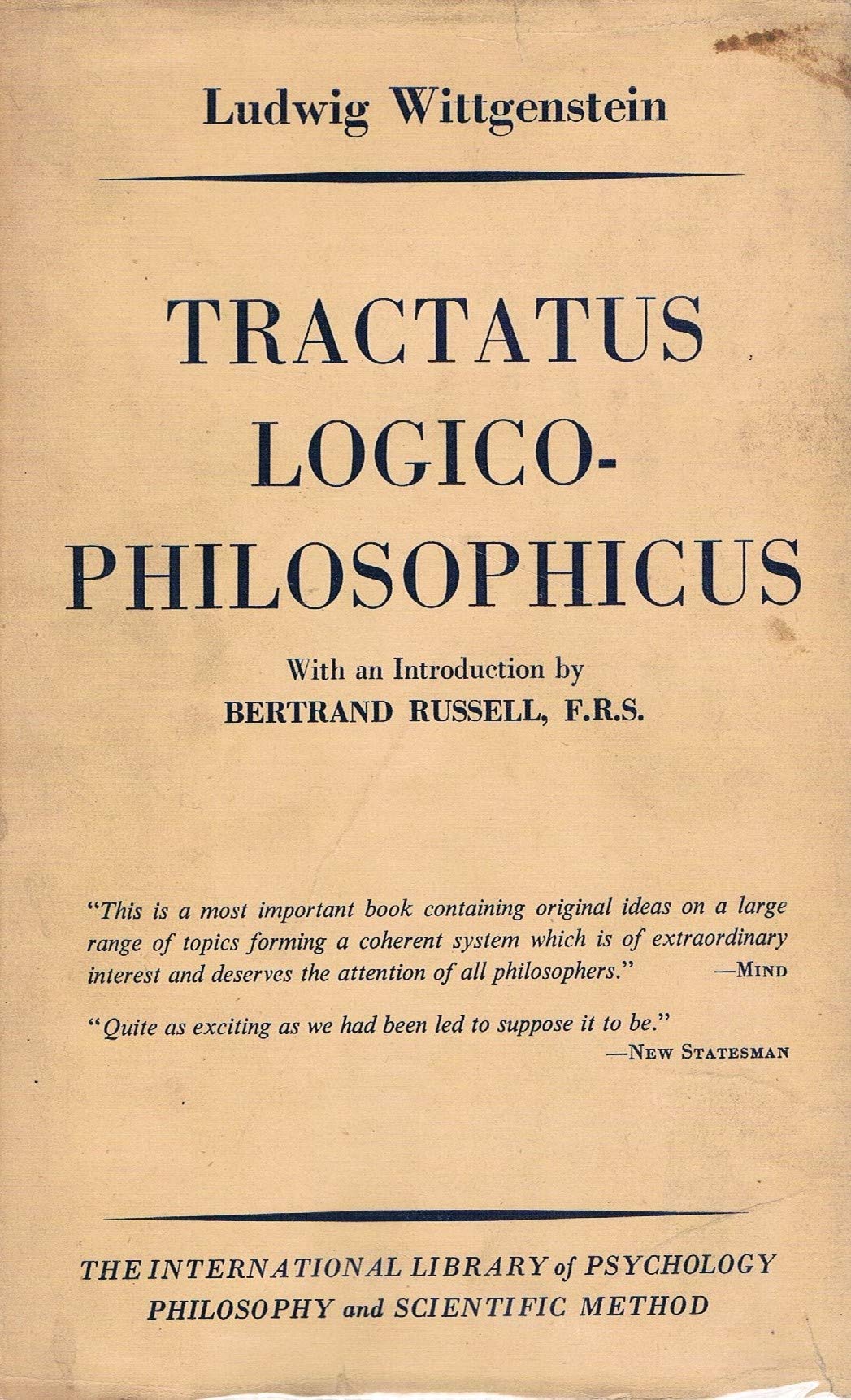 Wittgenstein's Tractatus Now With Examples Wittgenstein's Tractatus Now With Examples