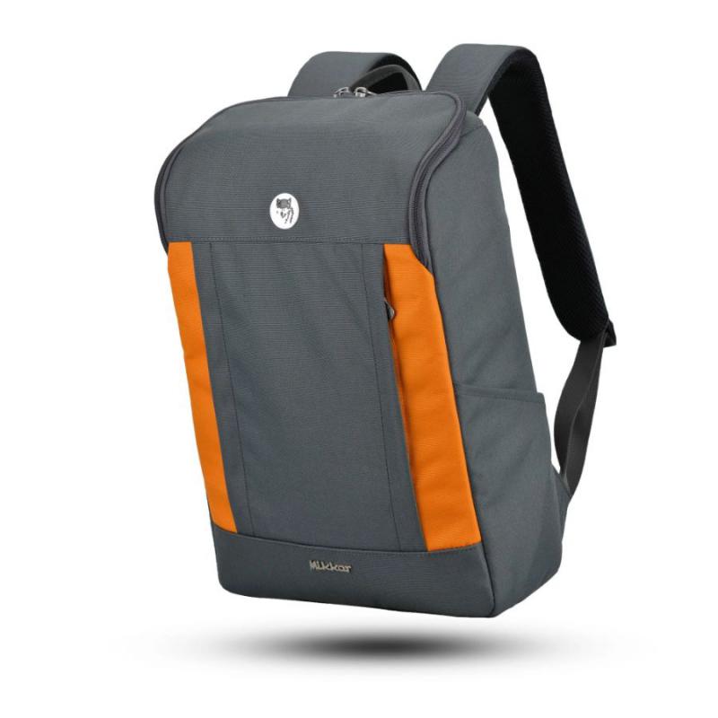 Balo Laptop Mikkor Kalino – Graphite / Orange