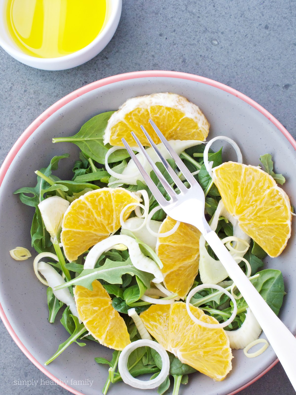 Simply Healthy Family Simple Arugula, Fennel and Leek Salad with Citrus sundaysupper