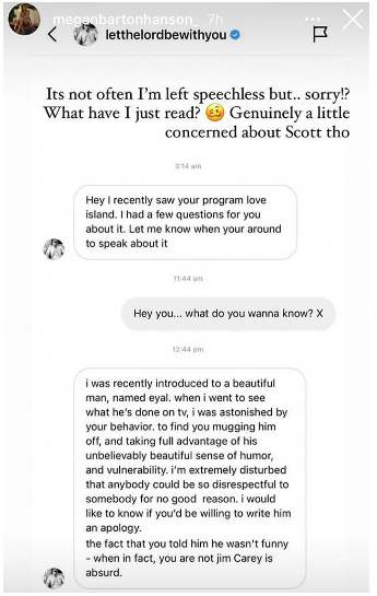 Island love barton megan instagram