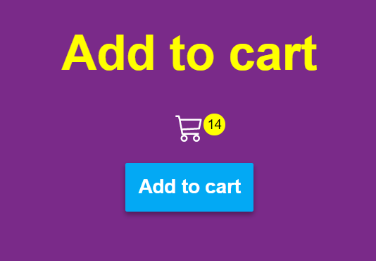 How to create add to cart using HTML,CSS and JS ?
