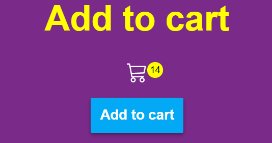 How to create add to cart using HTML,CSS and JS