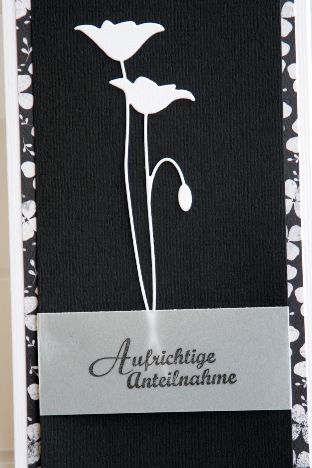 .: Trauerkarte....