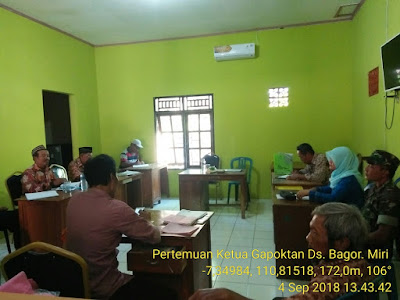BABINSA BAGOR HADIRI PERTEMUAN GAPOKTAN