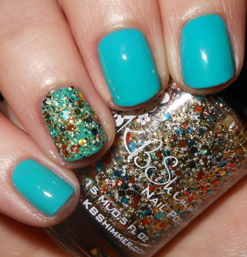 Imperfectly Painted: Way-Cool Mani Wednesday: Beachy Teal