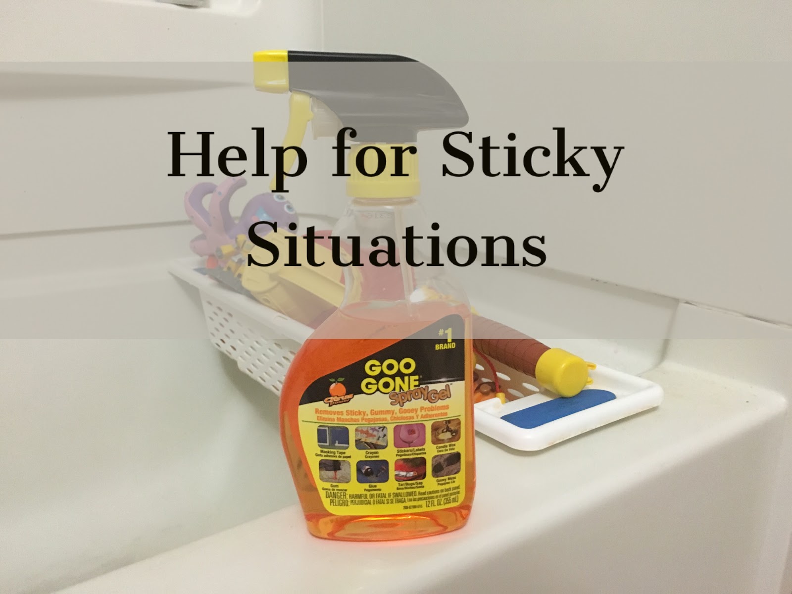 bybmg: Help for Sticky Situations with Goo Gone Spray Gel