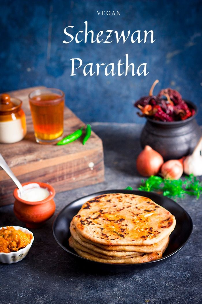 Schezwan Paratha szechuan paratha