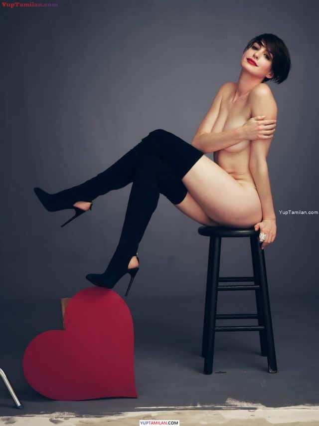 Anne Hathaway Sexy Topless Photoshoot Pictures