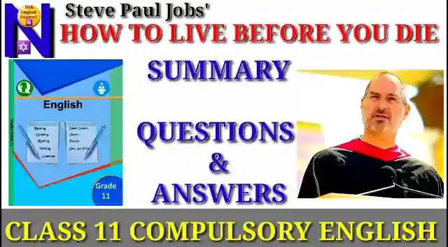 How To Live Before You Die Summary Questions And Answers By Suraj Bhatt