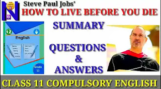 How to Live before You Die | Summary & Questions and Answers by Suraj Bhatt