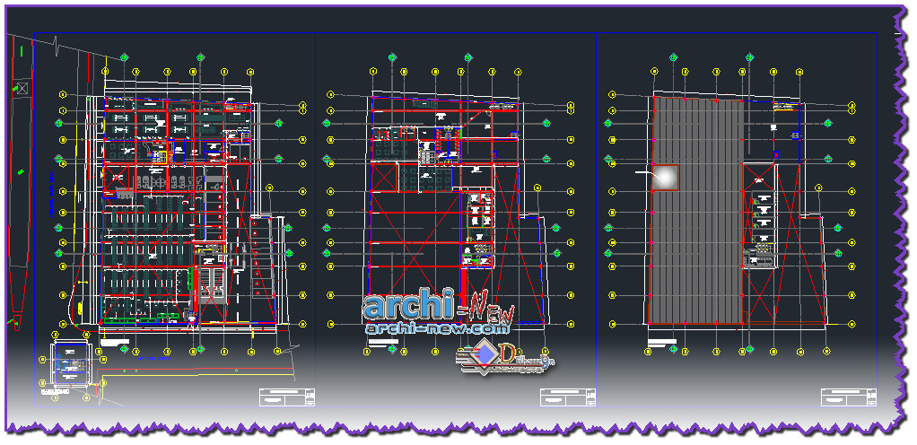 Download AutoCAD CAD DWG file maxi warehouse Archi-new - Free Dwg file