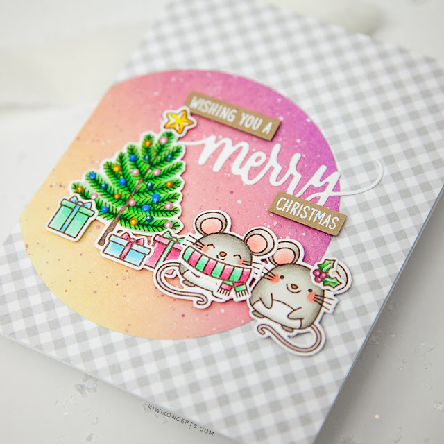 Sunny Studio Stamps: Merry Mice Santa Claus Lane Christmas Garland Frame Dies Layered Snowflake Frame Dies Winter Themed Holiday Cards by Keeway Tsao Sunny Studio Stamps: Merry Mice Santa Claus Lane Christmas Garland Frame Dies Layered Snowflake Frame Dies Winter Themed Holiday Cards by Keeway Tsao