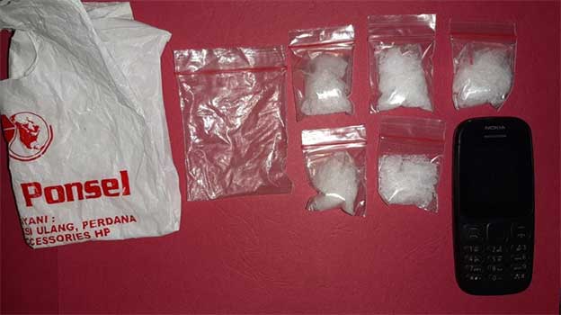 barang bukti pengedar narkoba dharmasraya