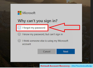 Microsoft Account Reset