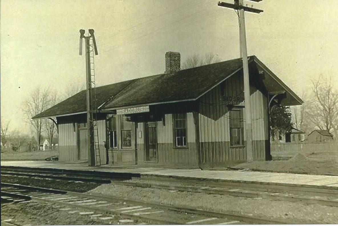 Towns and Nature Sadorus, IL Wabash Depot and Water Tower