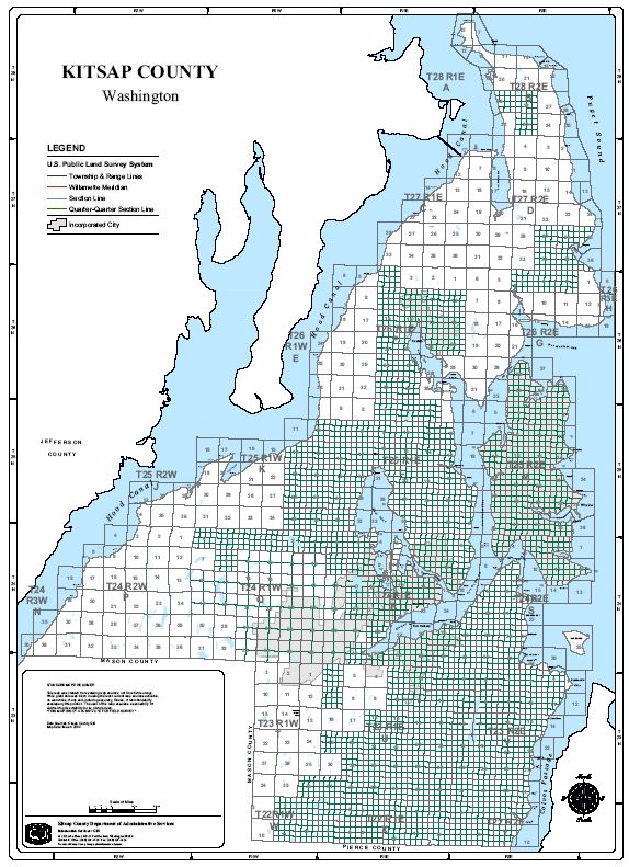 Brittany's Sample Map Catalog Public Land Survey System (PLSS) Map