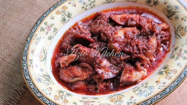 Sambal Tumis Sotong Yang Mudah Dan Sedap