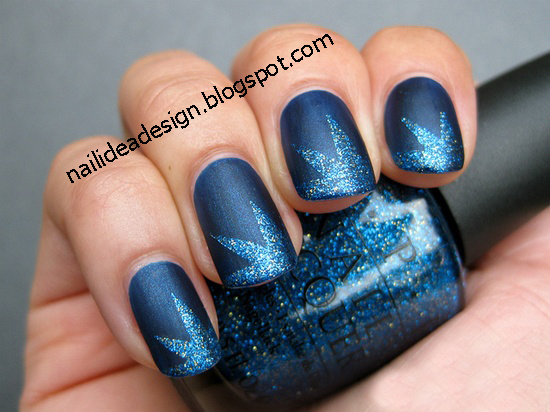 nail idea design: bleu ocean nail designs