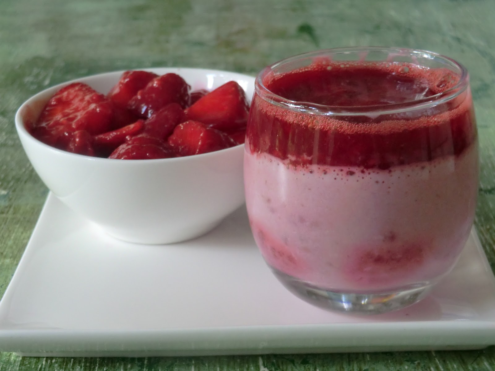 Verrines aux fraises et aux framboises, sans gluten et sans lactose