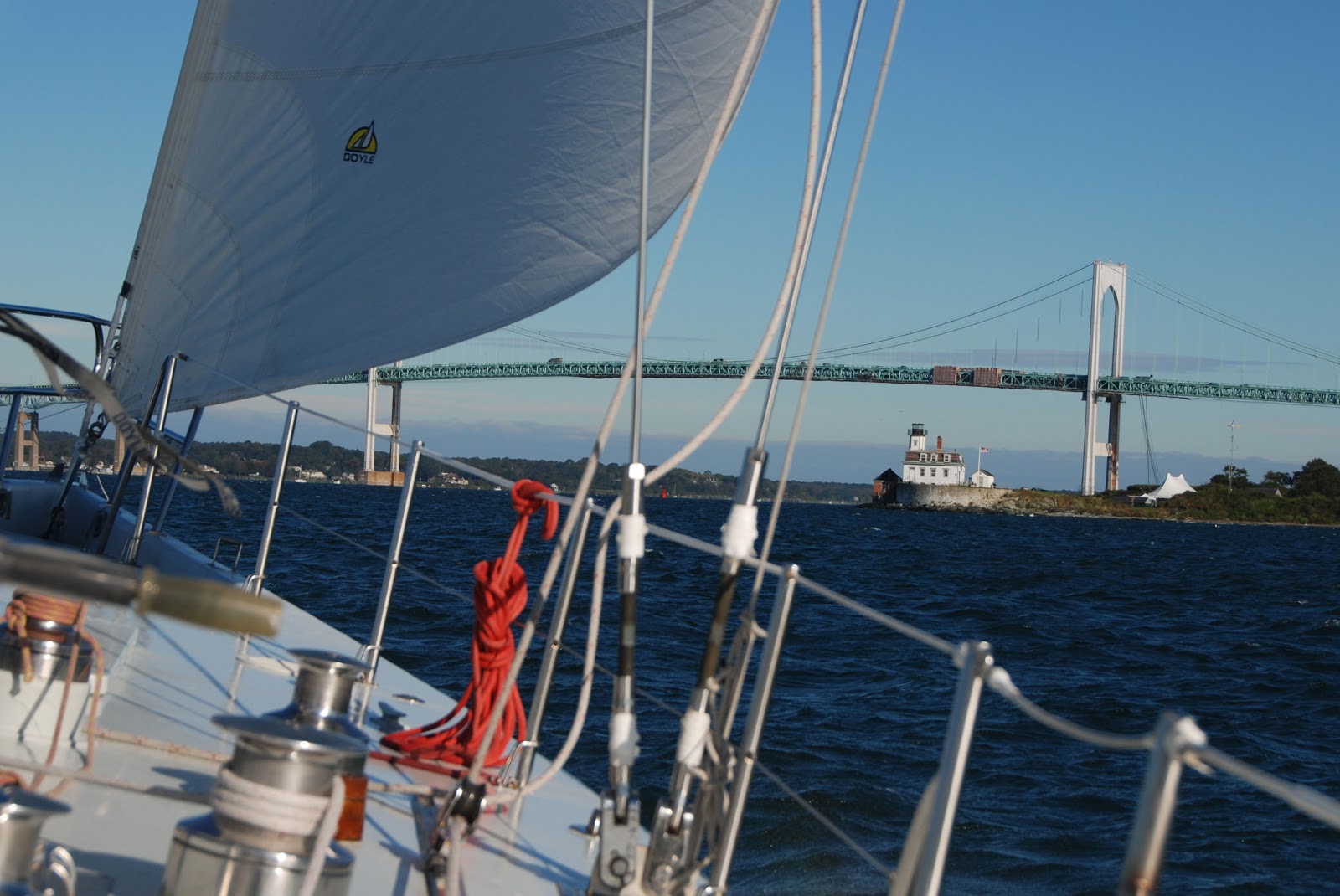 12 Meter Charters Sailing in Newport, RI Last Harbor Sail of 2012