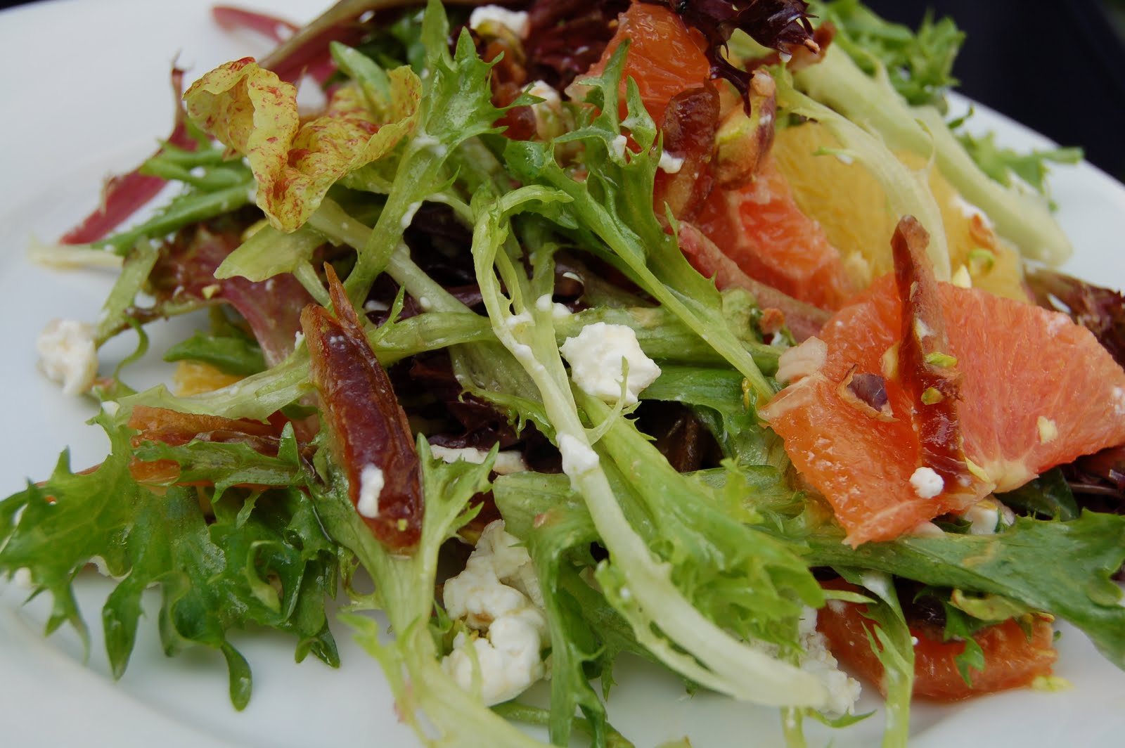Orange and Date Salad with Feta Cheese