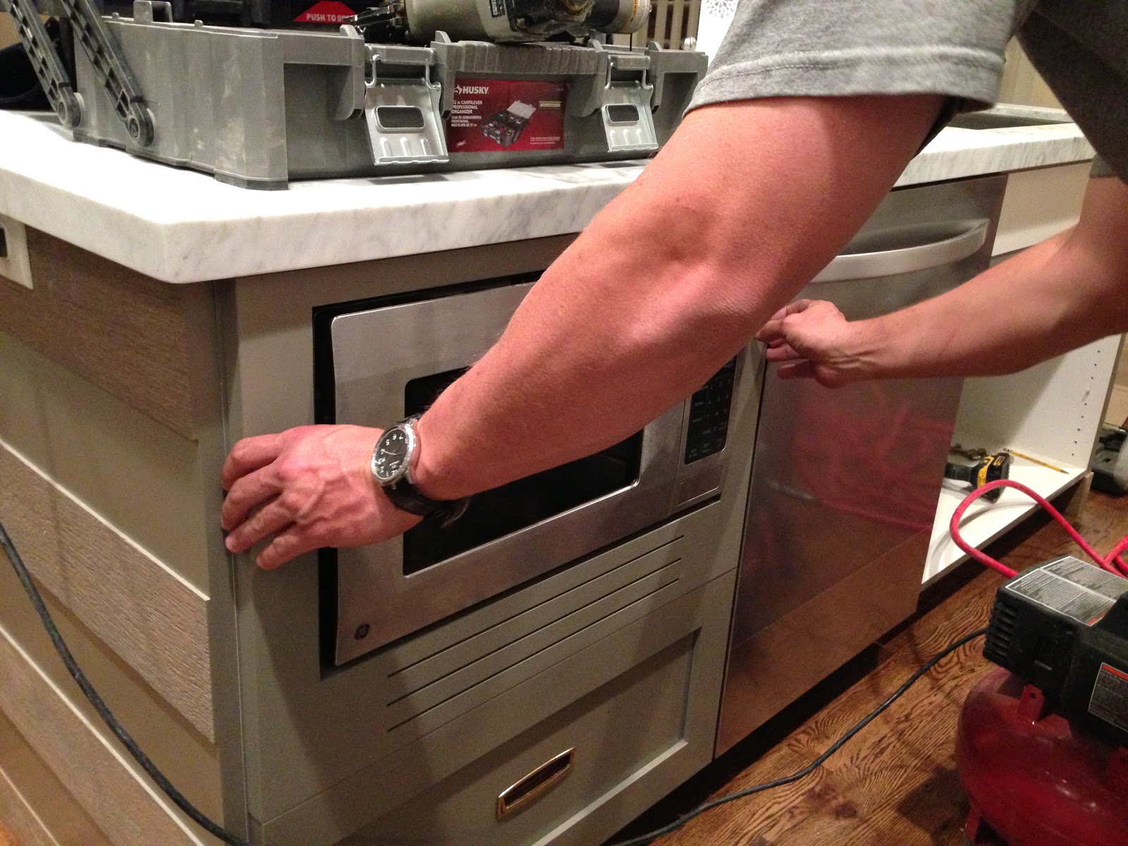 design dump: how to fake a built-in microwave