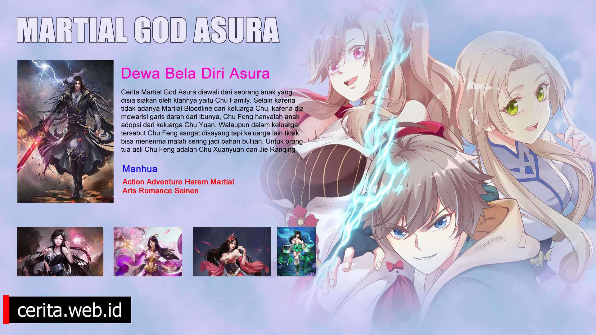 Sinopsis Martial God Asura Diremehkan Menjadi Kuat