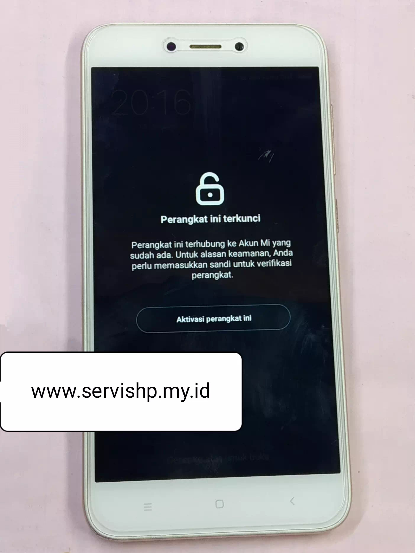 Redmi 5a Riva Micloud Clean Servishp My Id
